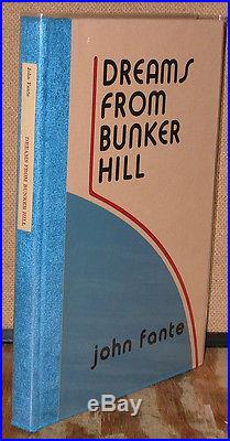 Dreams from Bunker Hill by John Fante-Signed/Numbered First Edition-1982