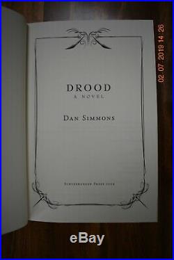 Drood Dan Simmons Signed Limited 1st Edition # 315 of 500 S & N Copies