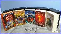 Dual SIGNED A Game Of Thrones True 1st Edition Set First Print George R R Martin