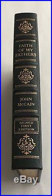 EASTON PRESS John McCain FAITH OF MY FATHERS SIGNED FIRST EDITION Leather #15