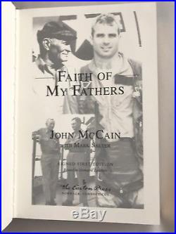 EASTON PRESS John McCain FAITH OF MY FATHERS SIGNED FIRST EDITION Leather #15