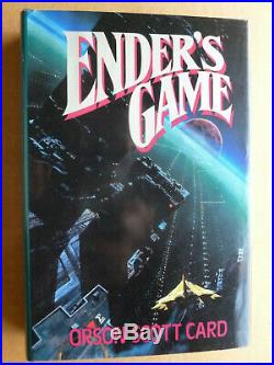 ENDER'S GAME Orson Scott Card SIGNED 1st edition 1985 vfine unread condition