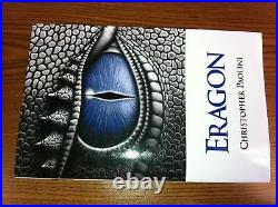 ERAGON by CHRISTOPHER PAOLINI 1ST EDITION SIGNED