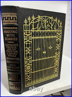 Easton Press Arguing with Zombies by Paul Krugman SIGNED with COA 1st Edition