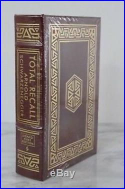 Easton Press TOTAL RECALL Arnold Schwarzenegger Signed Limited First Edition COA