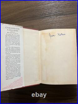 Edna Ferber GIANT First Edition SIGNED BY EDNA! With jacket! + Cimarron