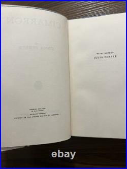 Edna Ferber GIANT First Edition SIGNED BY EDNA! With jacket! + Cimarron