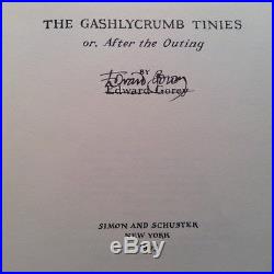 Edward Gorey The Vinegar Works 1963 First Edition Signed Gashlycrumb Tinies