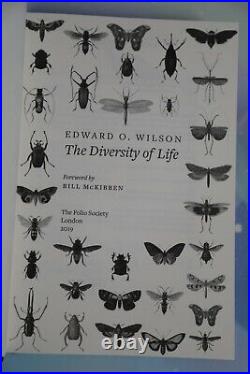Edward O. Wilson The Diversity of Life signed remarqued Folio first edition
