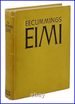 Eimi by E. E. CUMMINGS Limited SIGNED First Edition 1933 Russia 1st