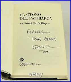 El otoño del patriarca by GABRIEL GARCIA MARQUEZ SIGNED First Edition 1975 1st