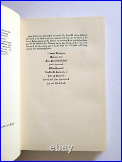 Eleanor Roosevelt On My Own 1958 First Edition Hc/dj Signed