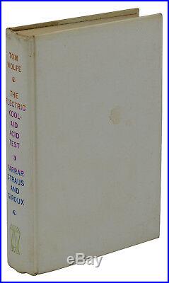 Electric Kool-Aid Acid Test TOM WOLFE Signed First Edition 1st Printing 1968