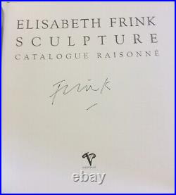 Elisabeth Frink Sculpture Catalogue Raisonne rare signed first edition 1984