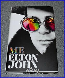 Elton John Me Autobiography 1st Edition 2019 Signed Hb Rocketman Rare