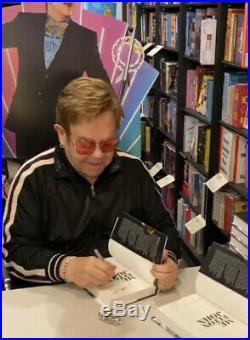 Elton John Me Signed 1st Edition Hardcover Book Piano man