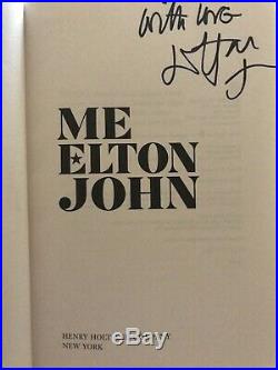 Elton John Me Signed 1st Edition Hardcover Book Piano man