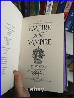 Empire of the Vampire Signed Numbered Sprayed Goldsboro First Edition