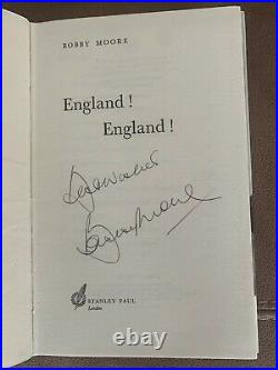 England! England! An Autobiography. Signed By Bobby Moore. 1970 First Edition H