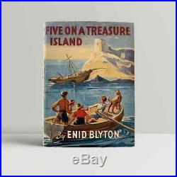 Enid Blyton Five on a Treasure Island First UK Edition 1942 SIGNED 1st