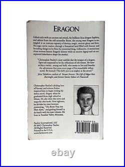 Eragon by Christopher Paolini TRUE FIRST EDITION SIGNED Fantasy Very Rare