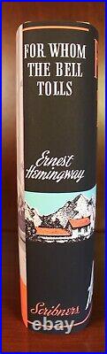 Ernest Hemingway SIGNED For Whom the Bell Tolls 1940 First Edition 2nd Printing