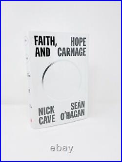 FAITH, HOPE AND CARNAGE DOUBLE SIGNED LINED by NICK CAVE and SEAN O'HAGAN 1/1 HB