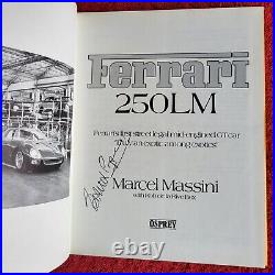 FERRARI 250LM Signed David Piper by MARCEL MASSINI 1983 FIRST EDITION LE MANS