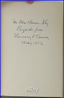 FLANNERY O'CONNOR Wise Blood INSCRIBED FIRST EDITION