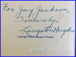 FREEDOM'S PLOW Inscribed by Langston Hughes to Jay Jackson, 1943 1st Edition