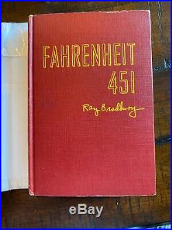 Fahrenheit 451 Bradbury signed 1953 1st edition
