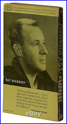 Fahrenheit 451 SIGNED by RAY BRADBURY True First Edition 1st PBO 1953