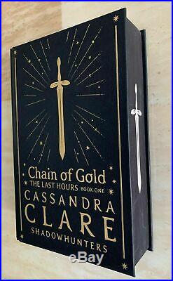 Fairyloot'Signed' Chain of Gold Last Hours Cassandra Clare First Edition