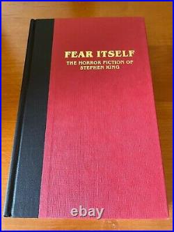 Fear Itself The Horror Fiction of Stephen King Signed First Edition