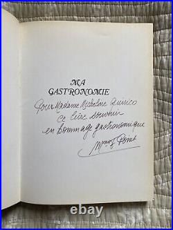 Fernand Point Ma Gastronomie Signed First Edition