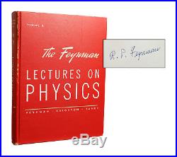 Feynman Lectures On Physics Vol. 2 Richard P. Feynman First Edition Signed Rare
