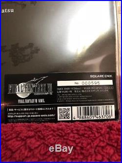Final Fantasy VII 7 Limited Numbered Edition LP Vinyl Rare First Press SIGNED