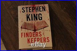 Finders Keepers by Stephen King 2015 hardcover, Signed by author, First edition