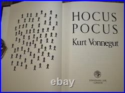 Fine Signed Copy Kurt Vonnegut Hocus Pocus 1st/2nd UK Edition in D/J 1990