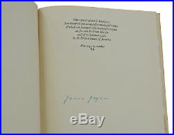 Finnegans Wake JAMES JOYCE Signed Limited Edition First 1st 1939 Autographed