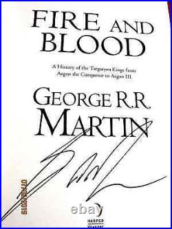 Fire and Blood by George R. R. Martin- UK Signed First Edition-Game of Thrones