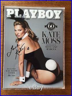 First 1/100 Signed Kate Moss Playboy Marc Jacobs Exclusive Edition Autographed