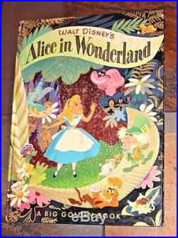 First Edition Alice in Wonderland 1951 Book signed Walt Disney Autograph