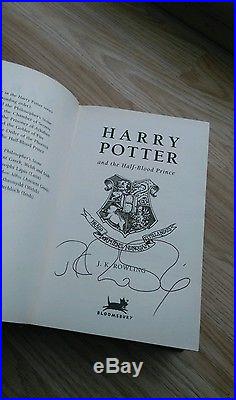 First Edition Harry Potter And The Half Blood Prince, Signed By JK Rowling, 2005