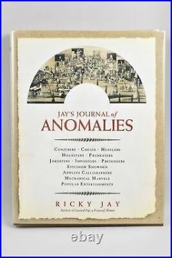 First Edition Jay's Journal of Anomalies Conjurers Cheats Ricky Jay Signed