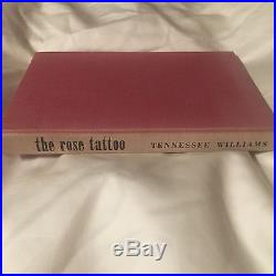 First Edition SIGNED Tennessee Williams Book The Rose Tattoo