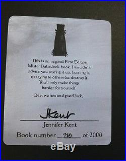 First Edition Signed Babadook Book Limited Edition 785 of 2000