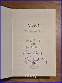 First Edition Signed By Authors Mao The Unknow Story, Jung Chang, Jon Halliday