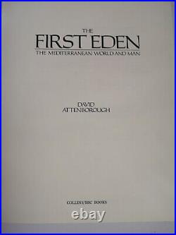 First Edition THE FIRST EDEN Signed By David Attenborough Collins/BBC 1987
