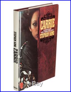 First Edition of Stephen King's Carrie in the Original Dust Jacket Signed by Him
